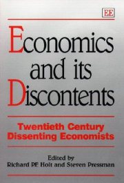 Couverture : Economics and its discontents
