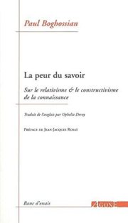 Couverture : La Peur du savoir