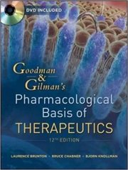 Couverture : Goodman & Gilman's pharmacological basis of therapeutics.