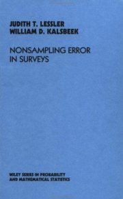 Couverture : Nonsampling error in surveys