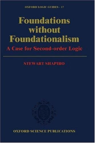 Couverture : Foundations without foundationalism