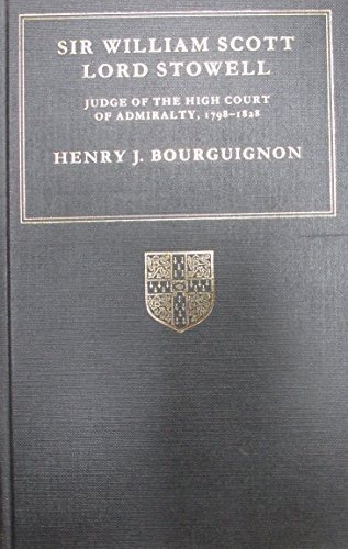Couverture : Sir William Scott, Lord Stowell, judge of the High Court of Admiralty, 1798-1828