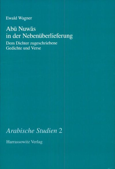 Couverture : Abu Nuwas in der Nebenuberlieferung