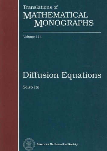 Couverture : Diffusion equations