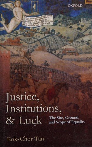 Couverture : Justice, Institutions, and Luck