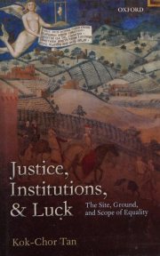 Couverture : Justice, Institutions, and Luck