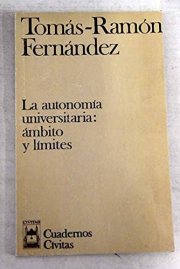 Couverture : La autonomía universitaria