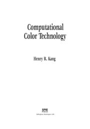 Couverture : Computational color technology