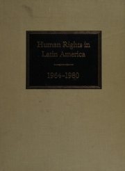 Couverture : Human rights in Latin America, 1964-1980