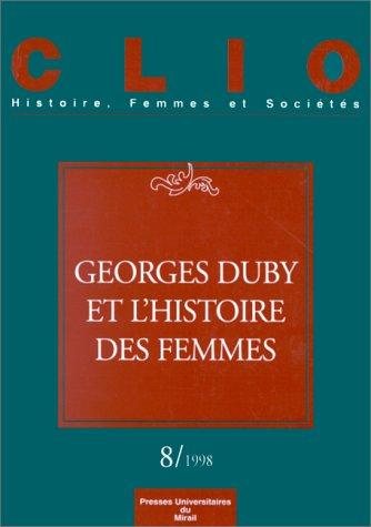 Couverture : Georges Duby et l'histoire des femmes