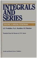 Couverture : Integrals and series