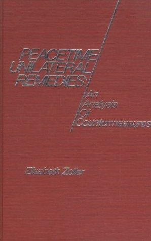 Couverture : Peacetime unilateral remedies