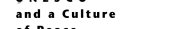 Couverture : UNESCO and a culture of peace