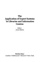 Couverture : The application of expert systems in libraries and information centres