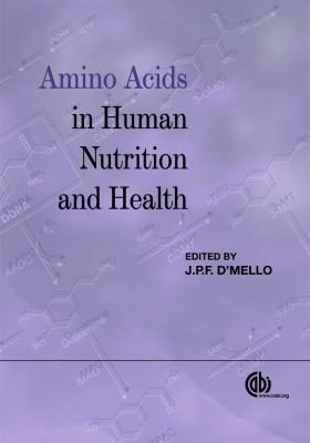 Couverture : Amino acids in human nutrition and health