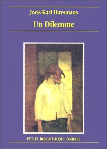 Couverture : Un dilemme