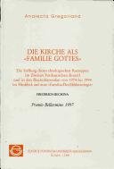 Couverture : Die Kirche als "Familie Gottes"