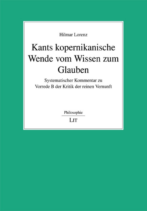 Couverture : Kants kopernikanische Wende vom Wissen zum Glauben