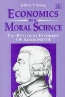 Couverture : Economics as a moral science