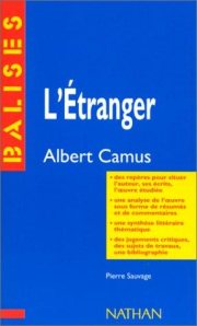 Couverture : L'e ́tranger