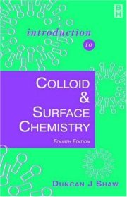 Couverture : Introduction to colloid and surface chemistry