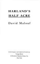 Couverture : Harland's half acre