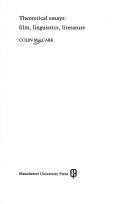 Couverture : Theoretical essays