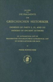 Couverture : Die Fragmente der Griechischen Historiker