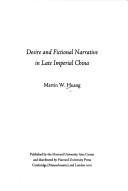 Couverture : Desire and fictional narrative in late imperial China