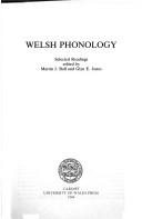 Couverture : Welsh phonology