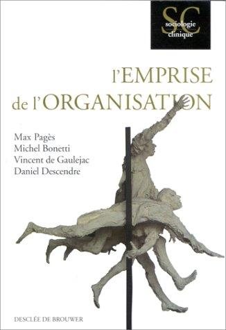 Couverture : L'Emprise de l'organisation