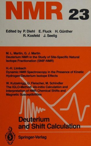 Couverture : Deuterium and shift calculation