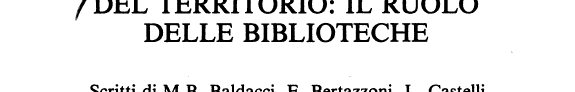 Couverture : L' Organizzazione culturale del territorio