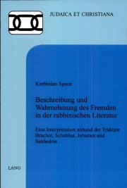 Couverture : Beschreibung und Wahrnehmung des Fremden in der rabbinischen Literatur