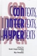 Couverture : Contexts, intertexts, and hypertexts