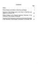 Couverture : Second stage evidence