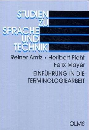 Couverture : Einführung in die Terminologiearbeit