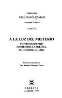 Couverture : A la luz del misterio