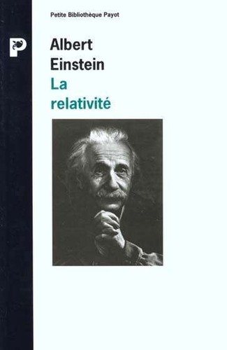 Couverture : La relativité