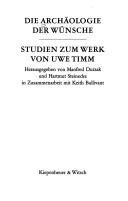 Couverture : Die Archäologie der Wünsche