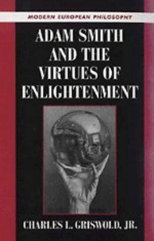Couverture : Adam Smith and the virtues of enlightenment