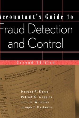 Couverture : Accountant's Guide to Fraud Detection and Control