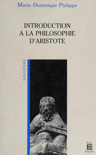 Couverture : Introduction a la philosophie d'Aristote