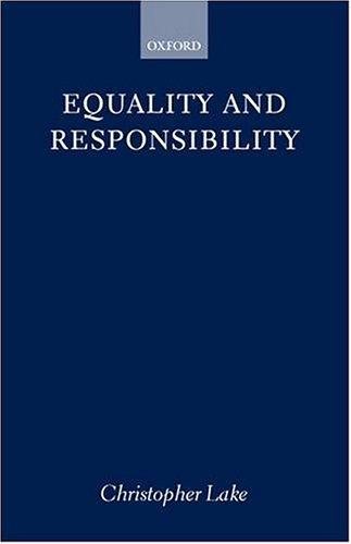 Couverture : Equality and Responsibility