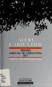 Couverture : Alejo Carpentier