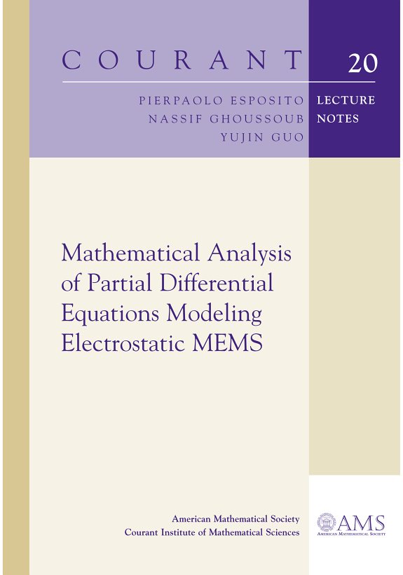 Couverture : Mathematical analysis of partial differential equations modeling electrostatic MEMS