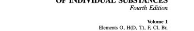 Couverture : Thermodynamic properties of individual substances. Vol. 1, Elements O, H(D, T), F, Cl, Br, I, He, Ne, Ar, Kr, Xe, Rn, S, N, P, and their compounds (4th ed.) eds. L. V. Gurvich,... and I. V. Veyts,... C. B. Alcock,...