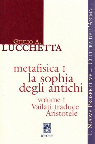 Couverture : Metafisica 1. La Sophia Degli Antichi