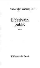 Couverture : L' écrivain public