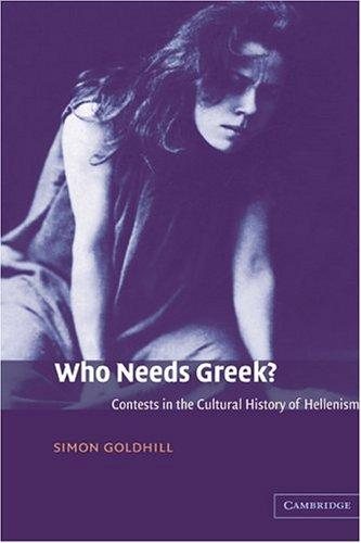 Couverture : Who needs Greek?